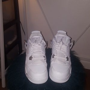 Size 12 Retro Jordan "Pure Money" 4's